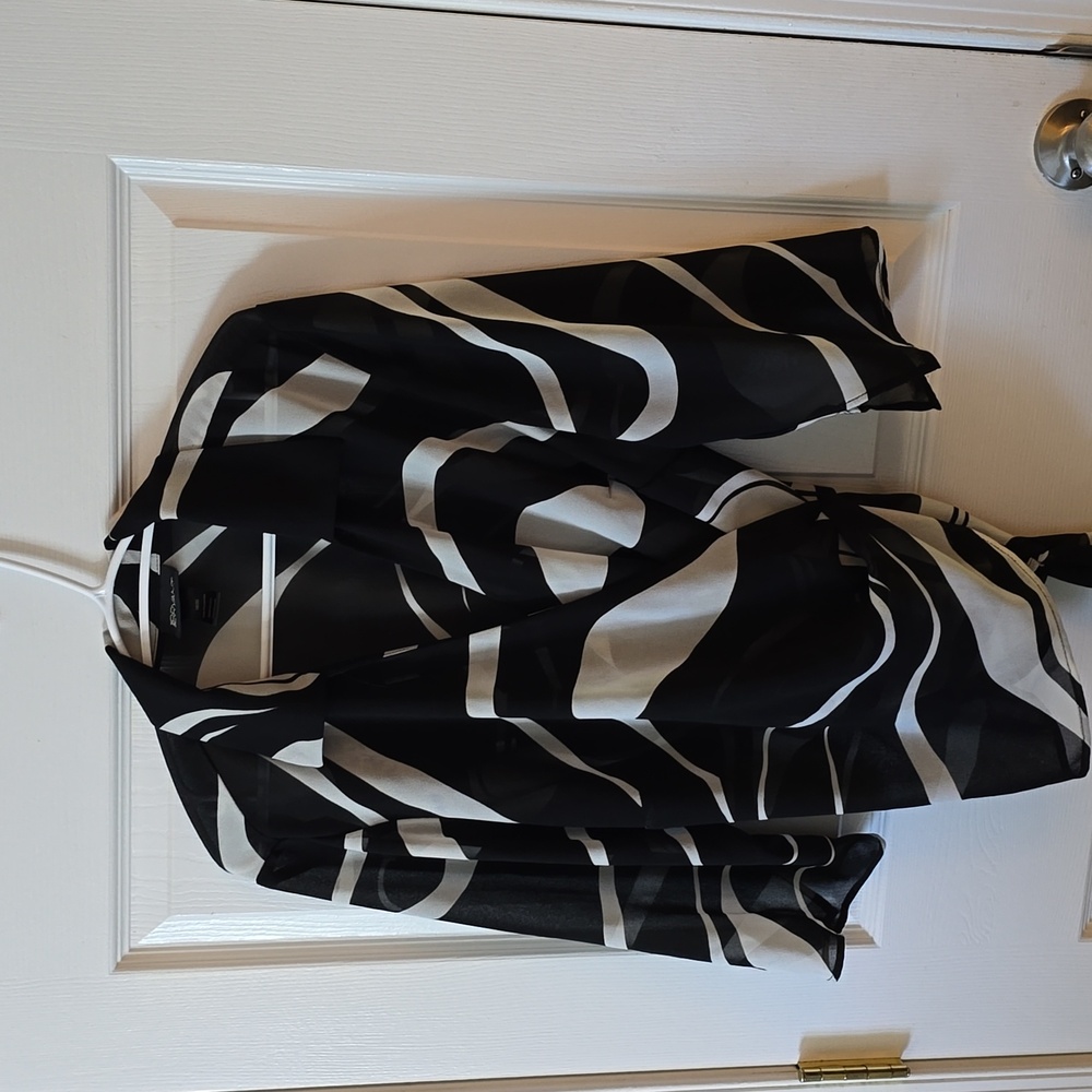 Lane Bryant wrap blouse